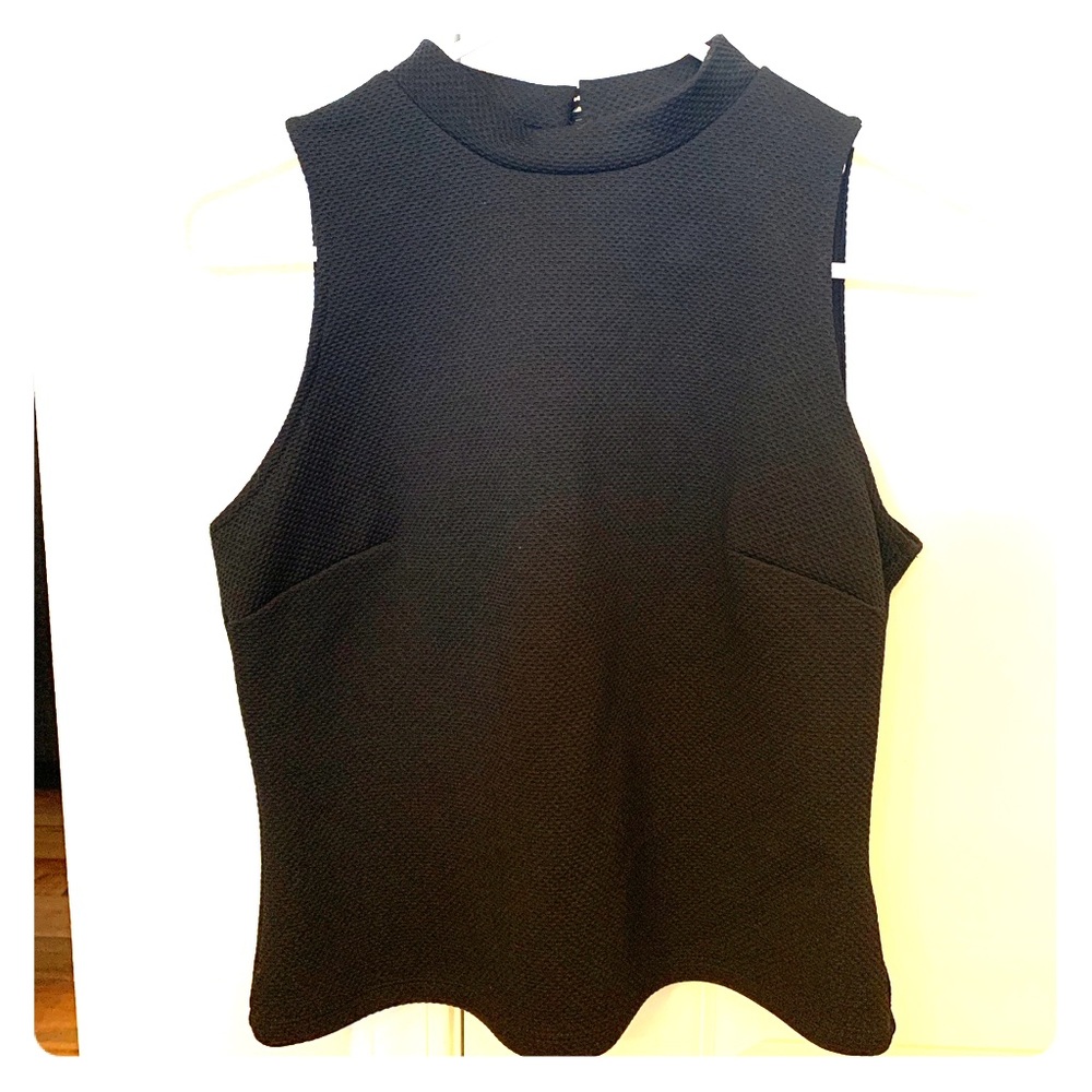 Dressy black crop top!